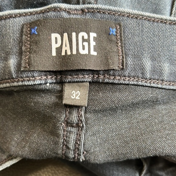 PAIGE Federal Daxton Dark Wash Straight Leg Jeans Mens Size 32 - Picture 8 of 11